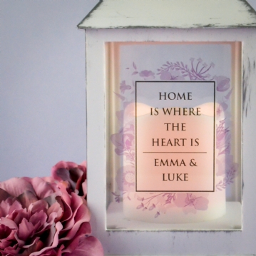 Personalised Soft Watercolour Lantern