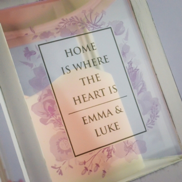 Personalised Soft Watercolour Lantern