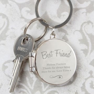 Personalised Best Friend Keyring Find Me A Gift