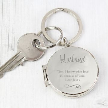 Personalised Anniversary Keyring