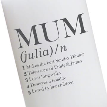 Mum Definition Candle