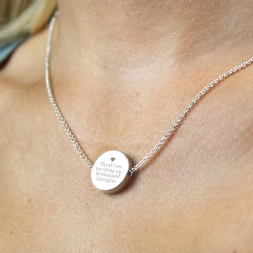 Personalised Disc Necklace