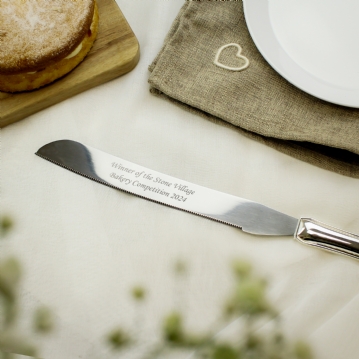 personalised wedding cake knife