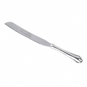 personalised wedding cake knife