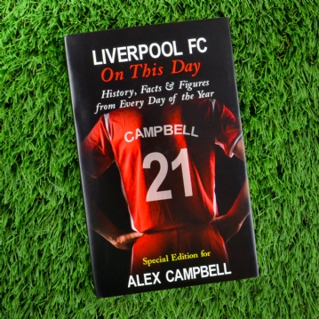 personalised liverpool FC book