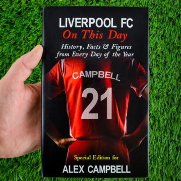 personalised liverpool FC book