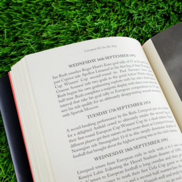 personalised liverpool FC book