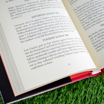personalised liverpool FC book