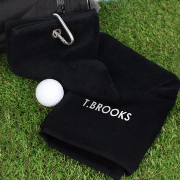 personalised golf towel