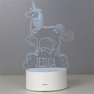 Personalised Unicorn Night Light