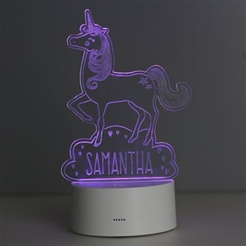 Personalised Unicorn Night Light