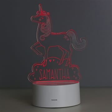 Personalised Unicorn Night Light