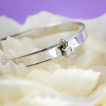 Child's silver clearance expanding bangle