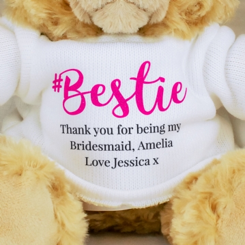 Personalised Bestie Teddy Bear