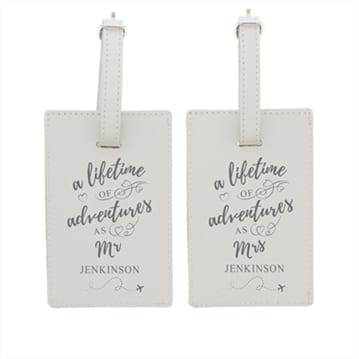 Personalised Mr and Mrs Travel Accessories