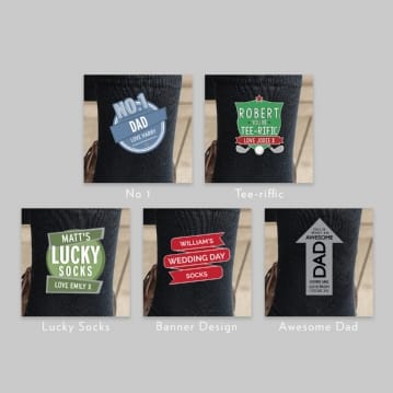Personalised Men's Socks