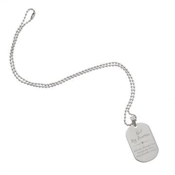 Stainless steel dog tag pendant store