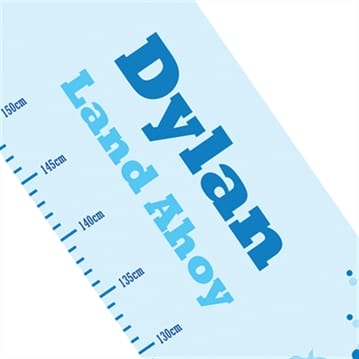 Personalised Kids Height Chart