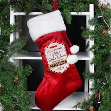 Personalised Special Delivery Luxury Stocking