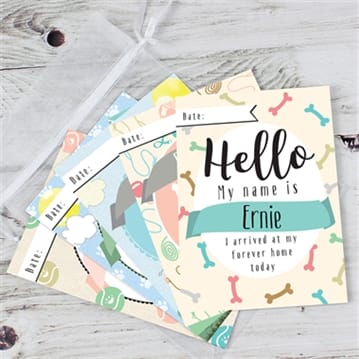 Personalised Puppy Cards For Milestone Moments