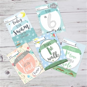 Personalised Puppy Cards For Milestone Moments