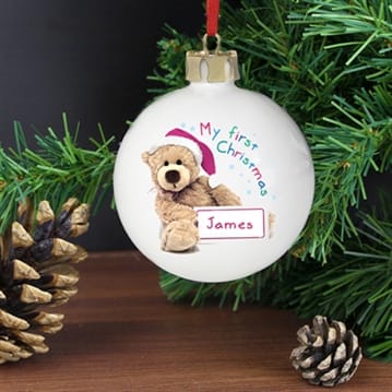 Personalised 'My 1st Christmas' Bauble