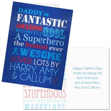 Personalised Greeting Card