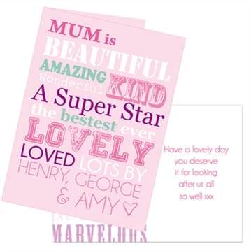 Personalised Greeting Card