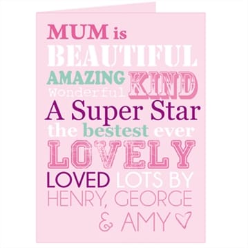 Personalised Greeting Card