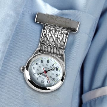 Personalised Nurse's Fob Watch