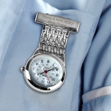 Nurses fob watch engraved store