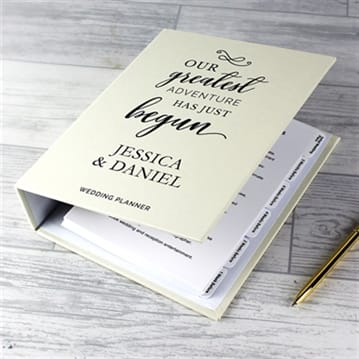 Personalised Wedding Planner Book