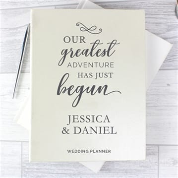 Personalised Wedding Planner Book