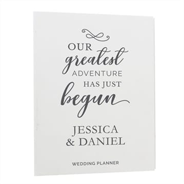 Personalised Wedding Planner Book