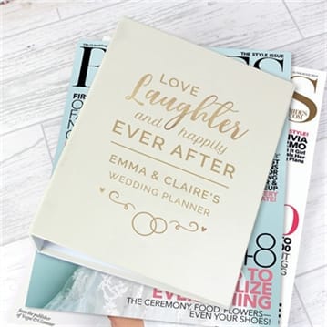 Personalised Wedding Planner Book