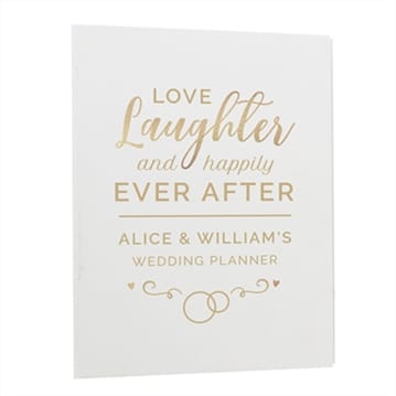 Personalised Wedding Planner Book