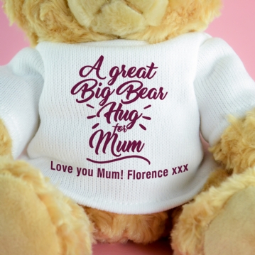 Personalised Bear Hug Teddy