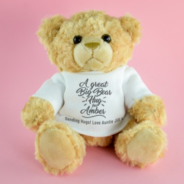Personalised Bear Hug Teddy
