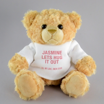 Personalised Hug and Cuddle Bears