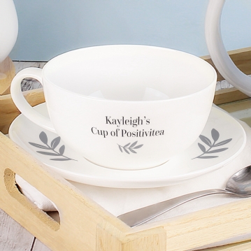 Tea-Lightful Personalised Teacup & Saucer