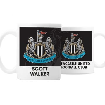 Personalised Football Club Bold Crest Mugs