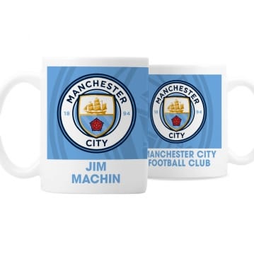Personalised Football Club Bold Crest Mugs