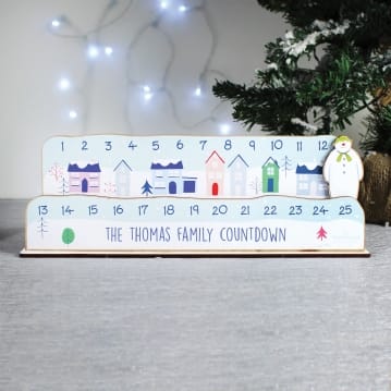Personalised Make Your Own The Snowman Christmas Advent Countdown Kit