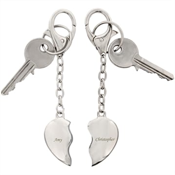 Heart keyring two halves best sale