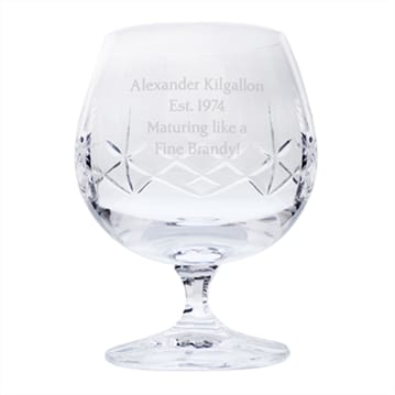 PERSONALISED SMALL BRANDY GLASS FREE ENGRAVING GIFT BOXED ANY TEXT 