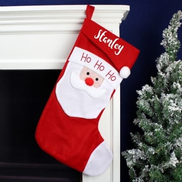 Personalised Ho Ho Ho Santa Christmas Stocking