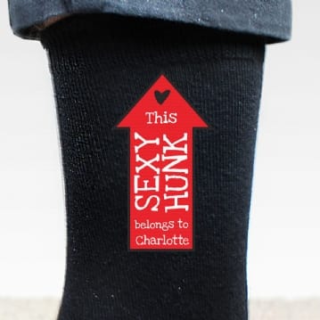 Personalised Sexy Hunk Socks