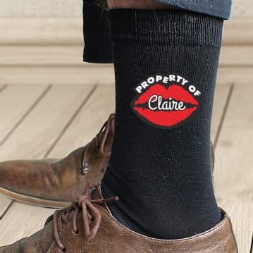 Personalised Property Of Socks