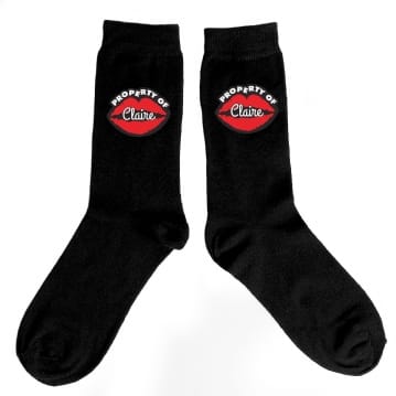 Personalised Property Of Socks