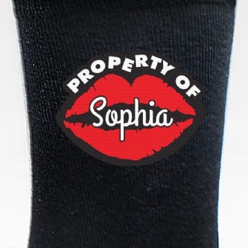 Personalised Property Of Socks